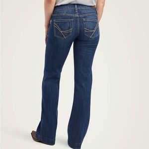 Trouser Mid Rise Amaryllis Wide Leg Jean - Size 30R